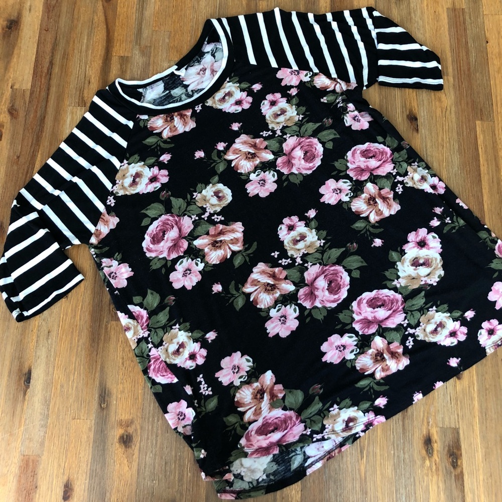 Mix Print Tee